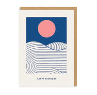 Happy Birthday Sun & Sea Greeting Card