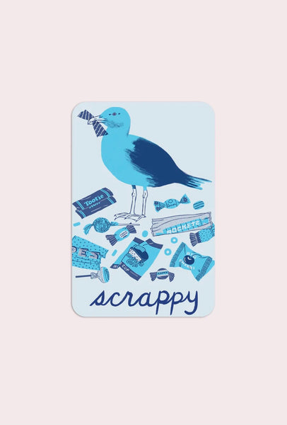 Scrappy Seagull Sticker