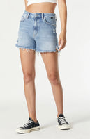 Heidi Short - Bleach Ripped Recycled Blue