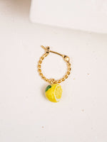 Lemon Mini Hoop Earring