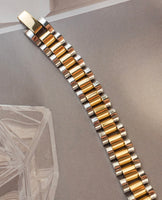 Two-Tone Timepiece Bracelet