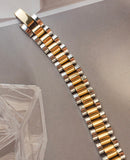 Two-Tone Timepiece Bracelet