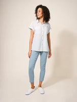 Ella Organic Cotton Shirt - Pale Ivory