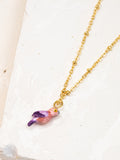 Purple Parrot Necklace