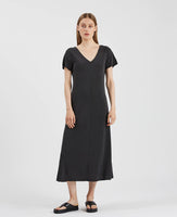 Siah Midi Dress - Black