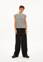 Aranjaa Stripe Sweatshirt - Undyed/Black