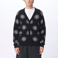 Oval Cardigan - Black Multi