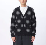 Oval Cardigan - Black Multi