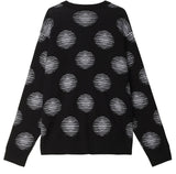 Oval Cardigan - Black Multi