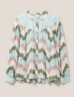 Luna Yoke Shirt - Ivory Multi