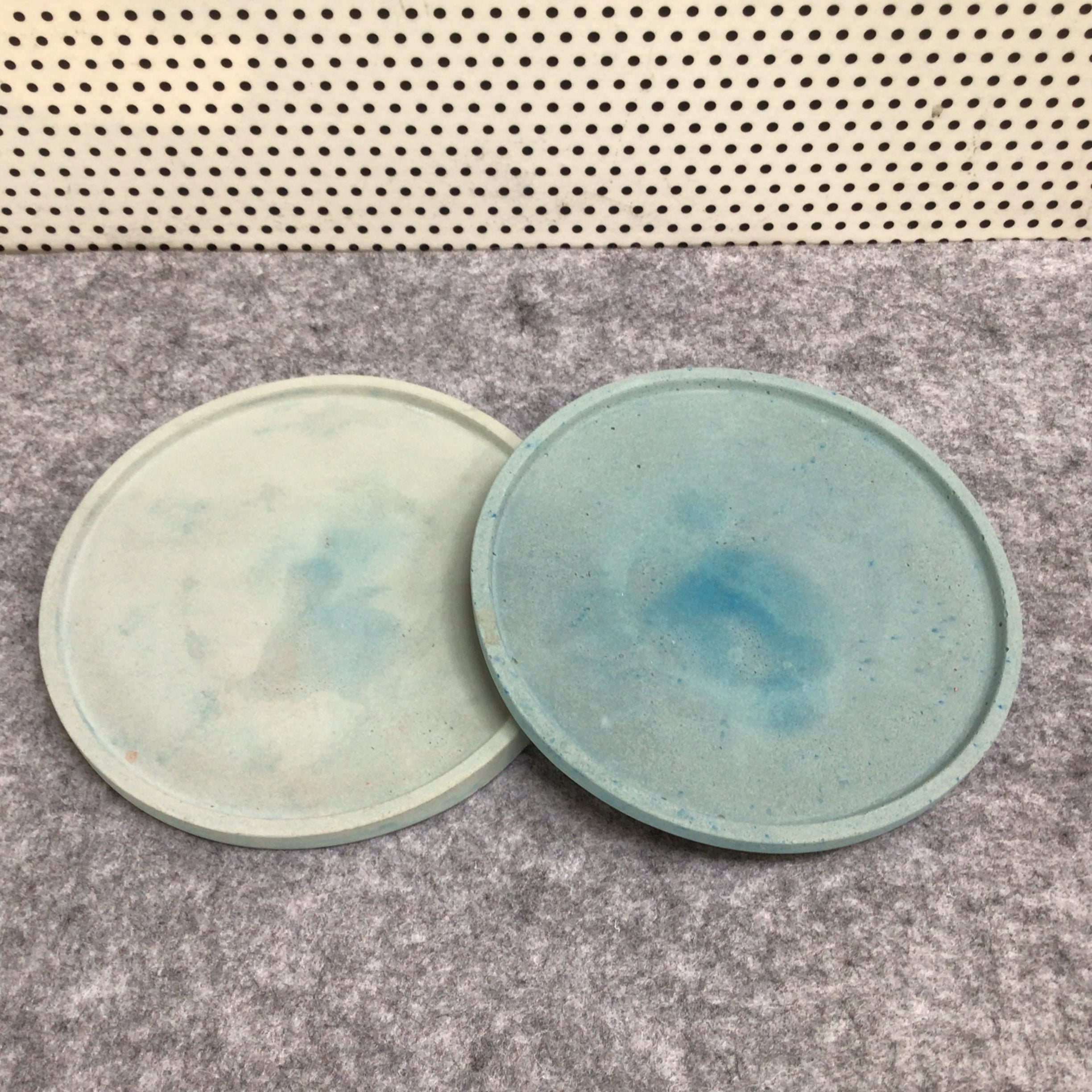 Round Cement Mini Tray