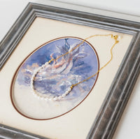 In The Woods 24k Gold Plated & Fresh Water Pearl Necklace
