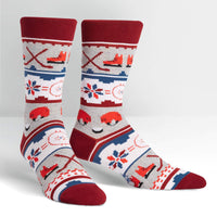 Ugly Hockey Sweater Crew Socks