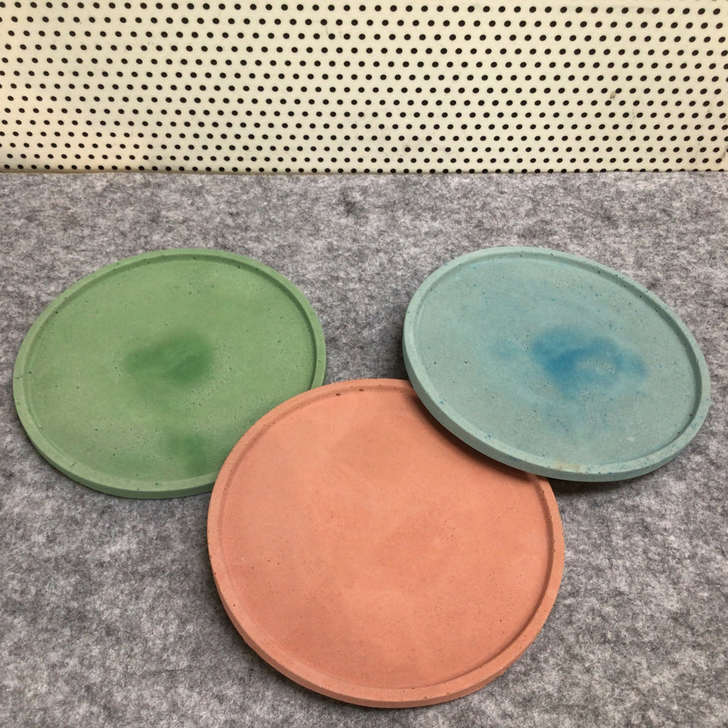 Round Cement Mini Tray