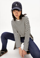 Frankaa Stripe Sweatshirt - Undyed/Black