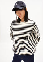 Frankaa Stripe Sweatshirt - Undyed/Black