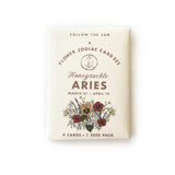 Flower Zodiac Sticker Card Set