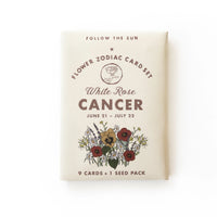 Flower Zodiac Sticker Card Set