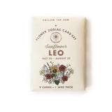 Flower Zodiac Sticker Card Set