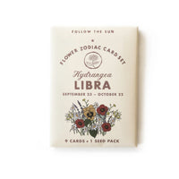 Flower Zodiac Sticker Card Set