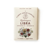 Flower Zodiac Sticker Card Set