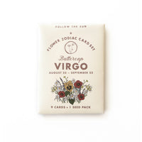 Flower Zodiac Sticker Card Set