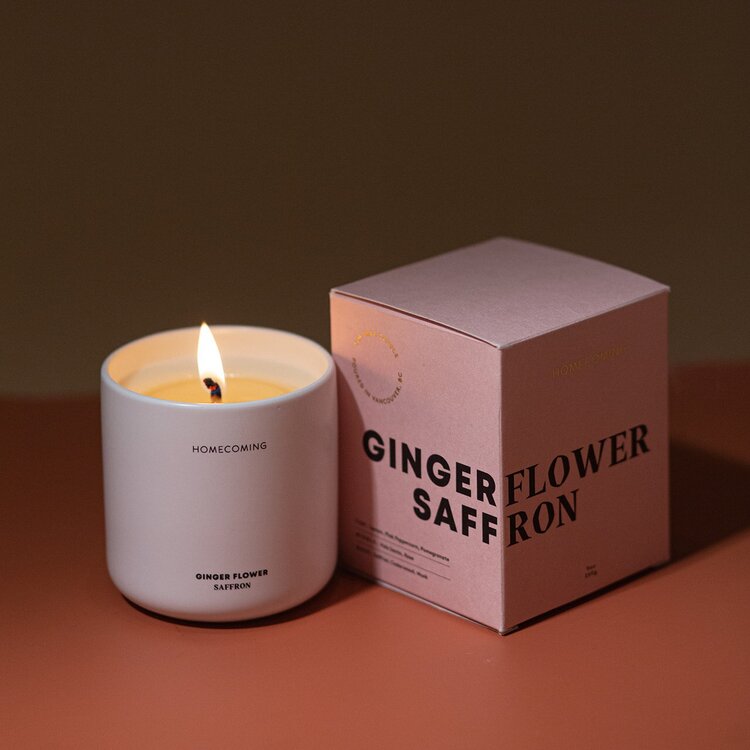 Ginger Flower Saffron Candle