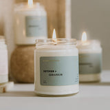 Vetiver + Geranium Candle