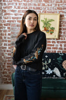 Finches Long Sleeve Printed Tee