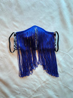 Fitted Face Mask with Fringe