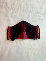 Fitted Face Mask with Fringe
