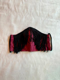 Fitted Face Mask with Fringe