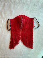 Fitted Face Mask with Fringe