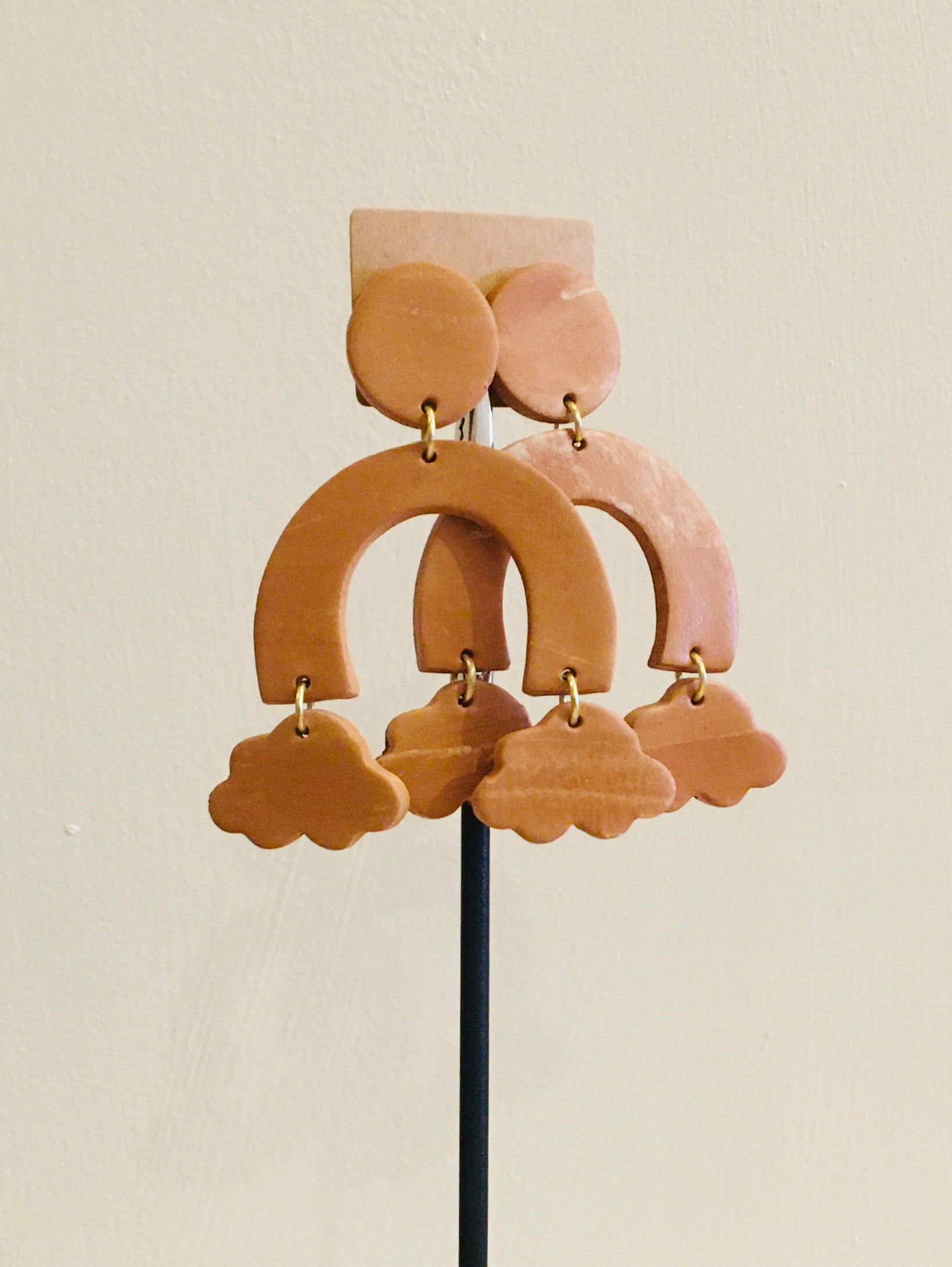 Cloudy Rainbow Earring