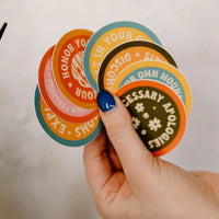 Emotional Merit Badge Sticker