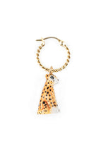 Leopard Mini Hoop Earring