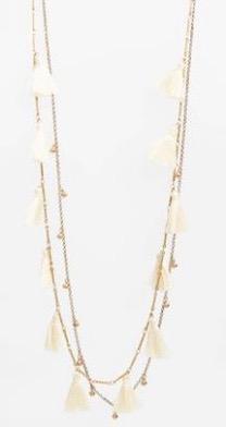 Boho Tasseled Droplets Long Necklace