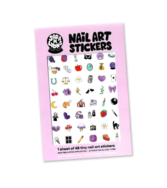 Nail accessory stickers deals
