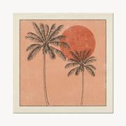 Golden Palm Print