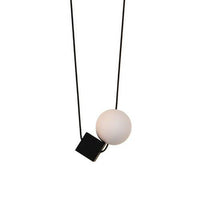 Cube + Orb Necklace
