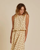 Oceanside Top - Lemon Daisies