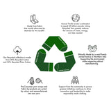 Wave & Mountain Recycled Socks