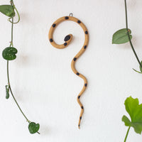 Ceramic Wall Snake - Spiral