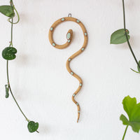 Ceramic Wall Snake - Spiral