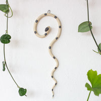 Ceramic Wall Snake - Spiral