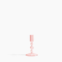 Glass Candlestick Holder in Short
