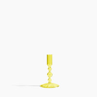 Glass Candlestick Holder in Short