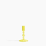 Glass Candlestick Holder in Short