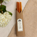 Beeswax Taper Candle Set