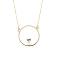 French Bulldog Mini Hoop Necklace